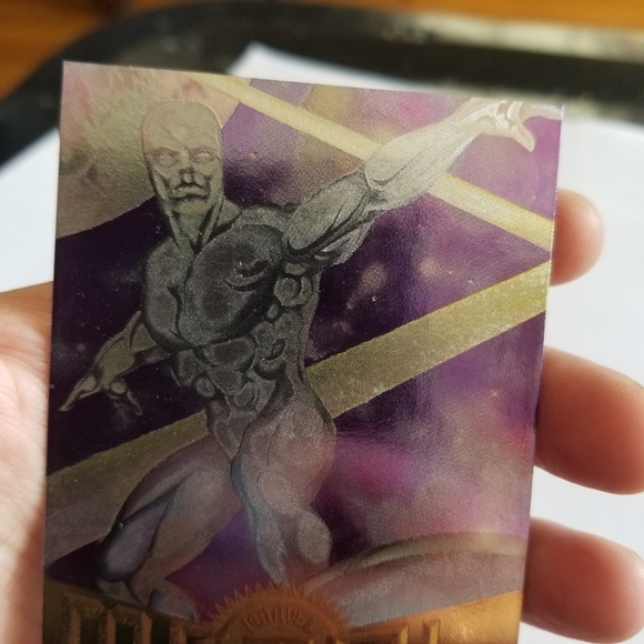 Vintage Marvel Metal trading card from 1995 Silver Surfer card #18 - Picture 4 of 7
